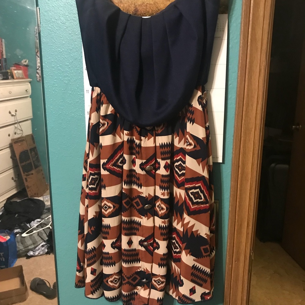 Strapless dress